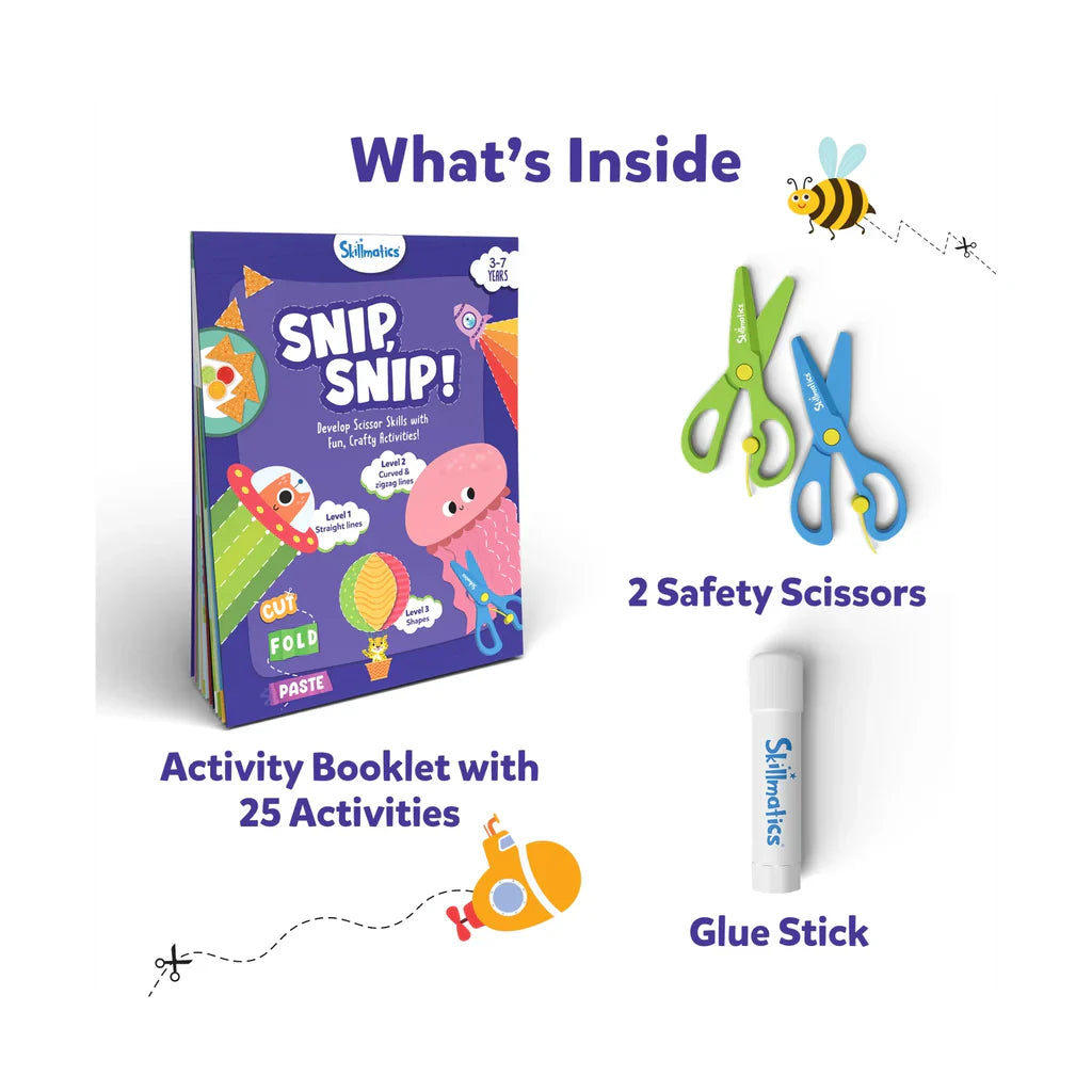 Snip Snip | Kreativt Pysselkit (Ålder 3-10 år)