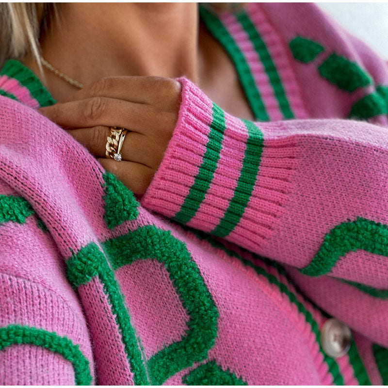 Knitted Loose Sweater Cardigan