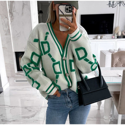 Knitted Loose Sweater Cardigan