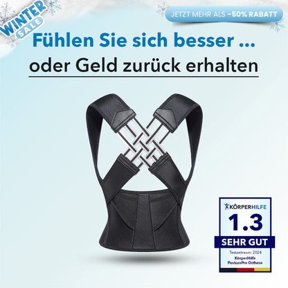 KörperHilfe® PosturaPro - Orthopädische Rücken- und Haltungsorthese für den Alltag