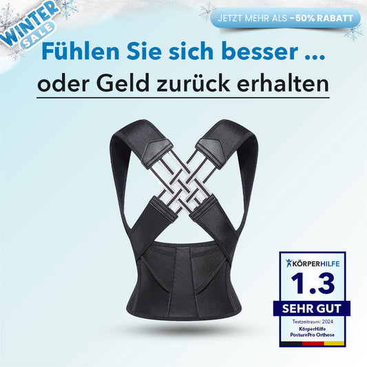 KörperHilfe® PosturaPro - Orthopädische Rücken- und Haltungsorthese für den Alltag