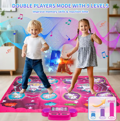 Electronic Dance Mat for Kids – with Bluetooth and 9 Levels of Fun! 🎶