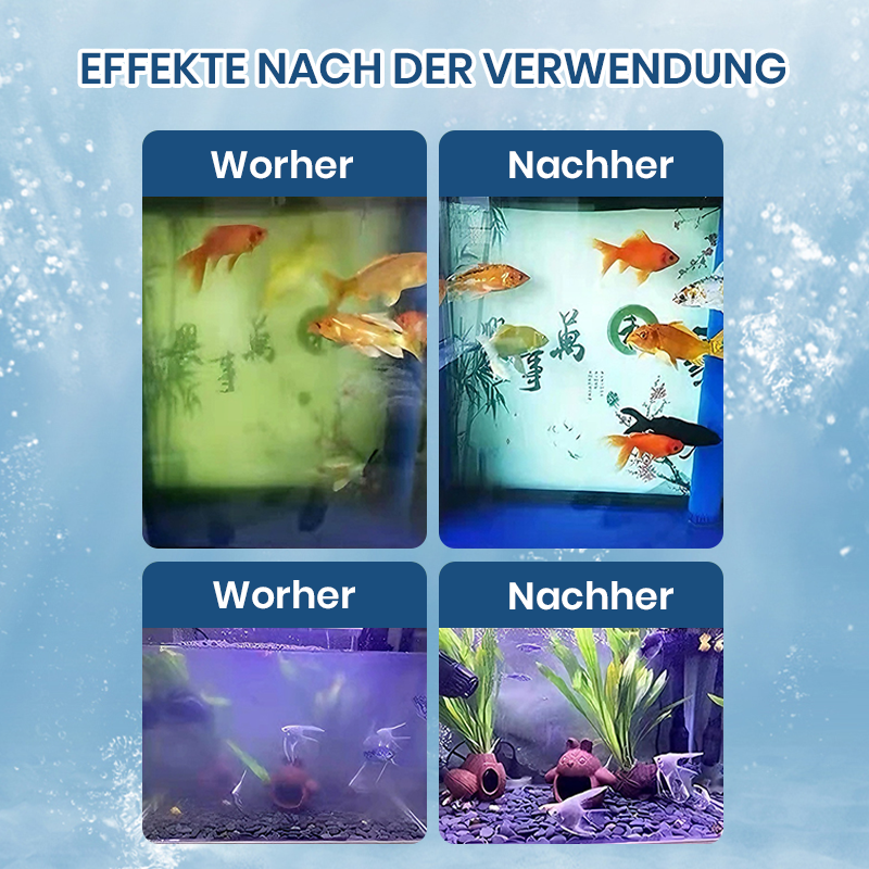 Kristalheldere Aquariumtabletten