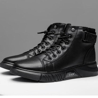 Zanedo® Black Leather Boots
