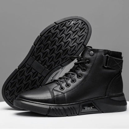 Zanedo® Black Leather Boots
